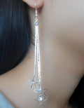 Exaggerated Crystal Tassels Party Earrings - Oh Yours Fashion - 24