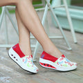 Shaking Print Women's Breathable Sneakers - Oh Yours Fashion - 13