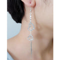 Exaggerated Crystal Tassels Party Earrings - Oh Yours Fashion - 36
