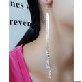 Exaggerated Crystal Tassels Party Earrings - Oh Yours Fashion - 31