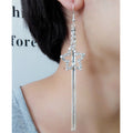 Exaggerated Crystal Tassels Party Earrings - Oh Yours Fashion - 34
