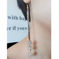 Exaggerated Crystal Tassels Party Earrings - Oh Yours Fashion - 29