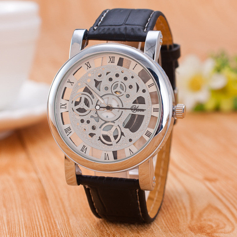 Hollow Out Round Dial Fashion Watch - Oh Yours Fashion - 2