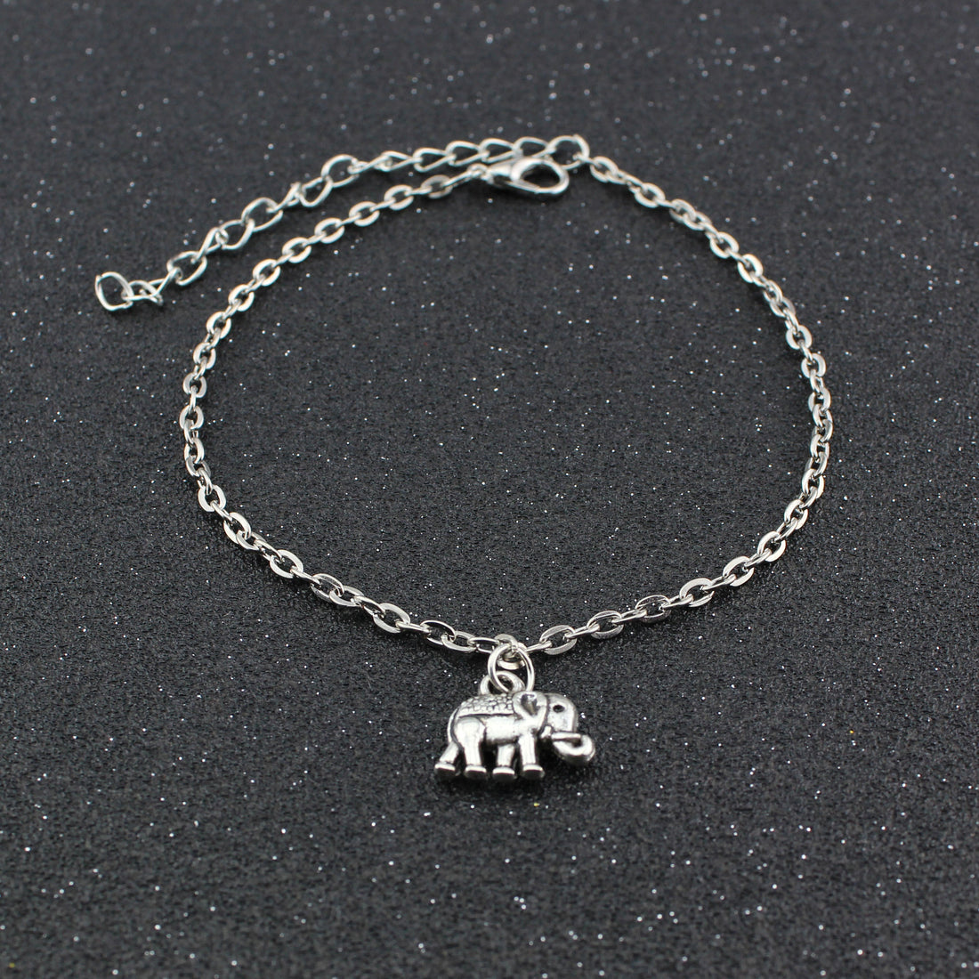 Silver Elephant Pendant Women's Anklet - Oh Yours Fashion - 1