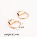 Personality Metal Ring Women's Earrings - Oh Yours Fashion - 2