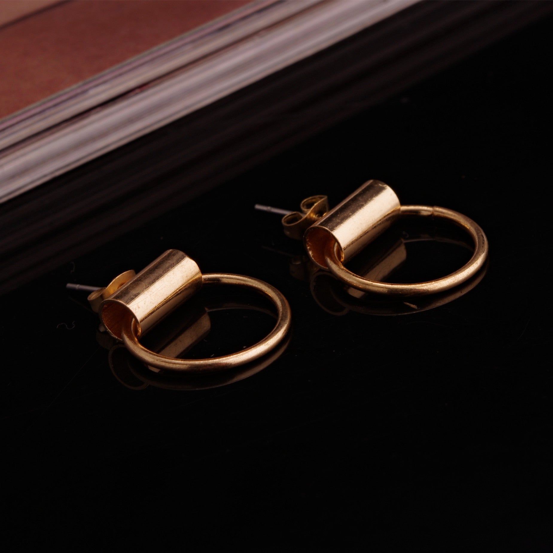 Personality Metal Ring Women's Earrings - Oh Yours Fashion - 4