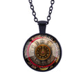 Gear Dial Pattern Time Gem Pendant Necklace - Oh Yours Fashion - 4
