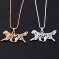 Europe Pop Lovers Contracted Engraved Dog Pendant Clothing Chain - Oh Yours Fashion - 4