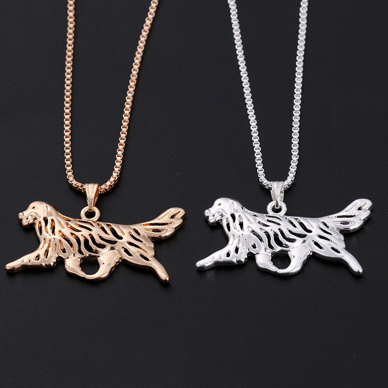 Europe Pop Lovers Contracted Engraved Dog Pendant Clothing Chain - Oh Yours Fashion - 4