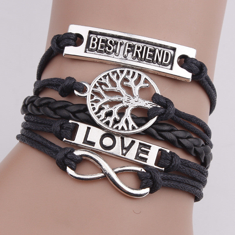 Heart Love DIY Tree Of Life Woven Bracelet - Oh Yours Fashion - 1