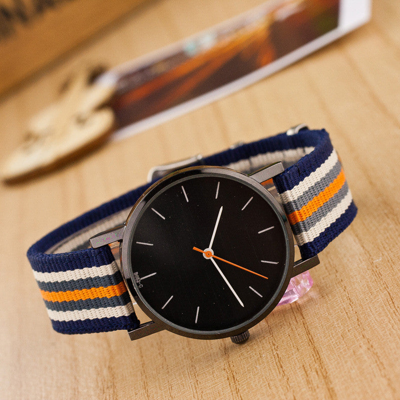 Casual Nylon Stripe Watch - Oh Yours Fashion - 2