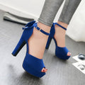 Ankle Strap Back Butterfly Peep-Toe Sexy Sandals