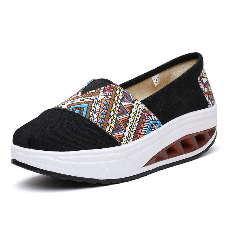 Shaking Print Women's Breathable Sneakers - Oh Yours Fashion - 5