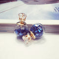 Fashion Glass Ball Color Star Earring - Oh Yours Fashion - 12
