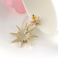 Crystal Luxury Six-Pointed Star Single Earring - Oh Yours Fashion - 5
