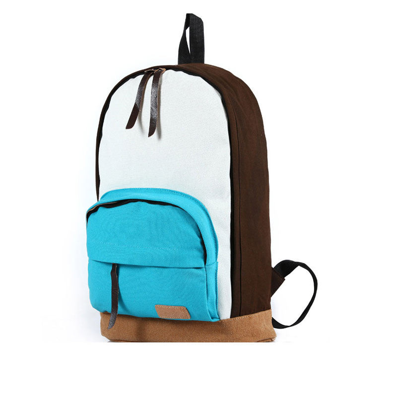 Leisure Cute Contrast Color Canvas Backpack - Oh Yours Fashion - 3