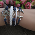 Anchor Eight Multilayer Colored Bracelet - Oh Yours Fashion - 1