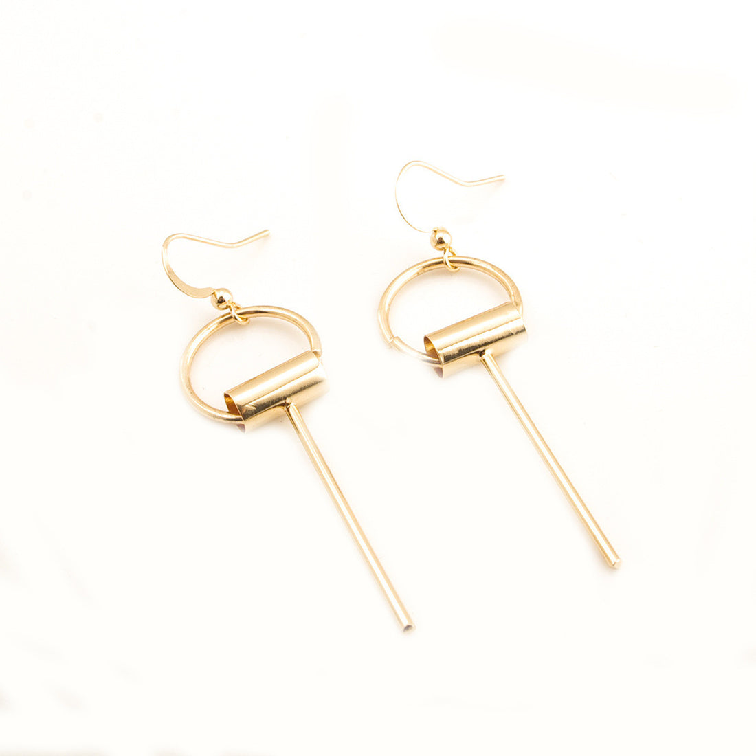 Beautiful Strip Tassel Of Brass Earrings - Oh Yours Fashion - 1