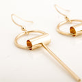 Beautiful Strip Tassel Of Brass Earrings - Oh Yours Fashion - 6