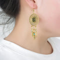 National Style Feather Tassel Earrings - Oh Yours Fashion - 3