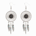 National Style Feather Tassel Earrings - Oh Yours Fashion - 4