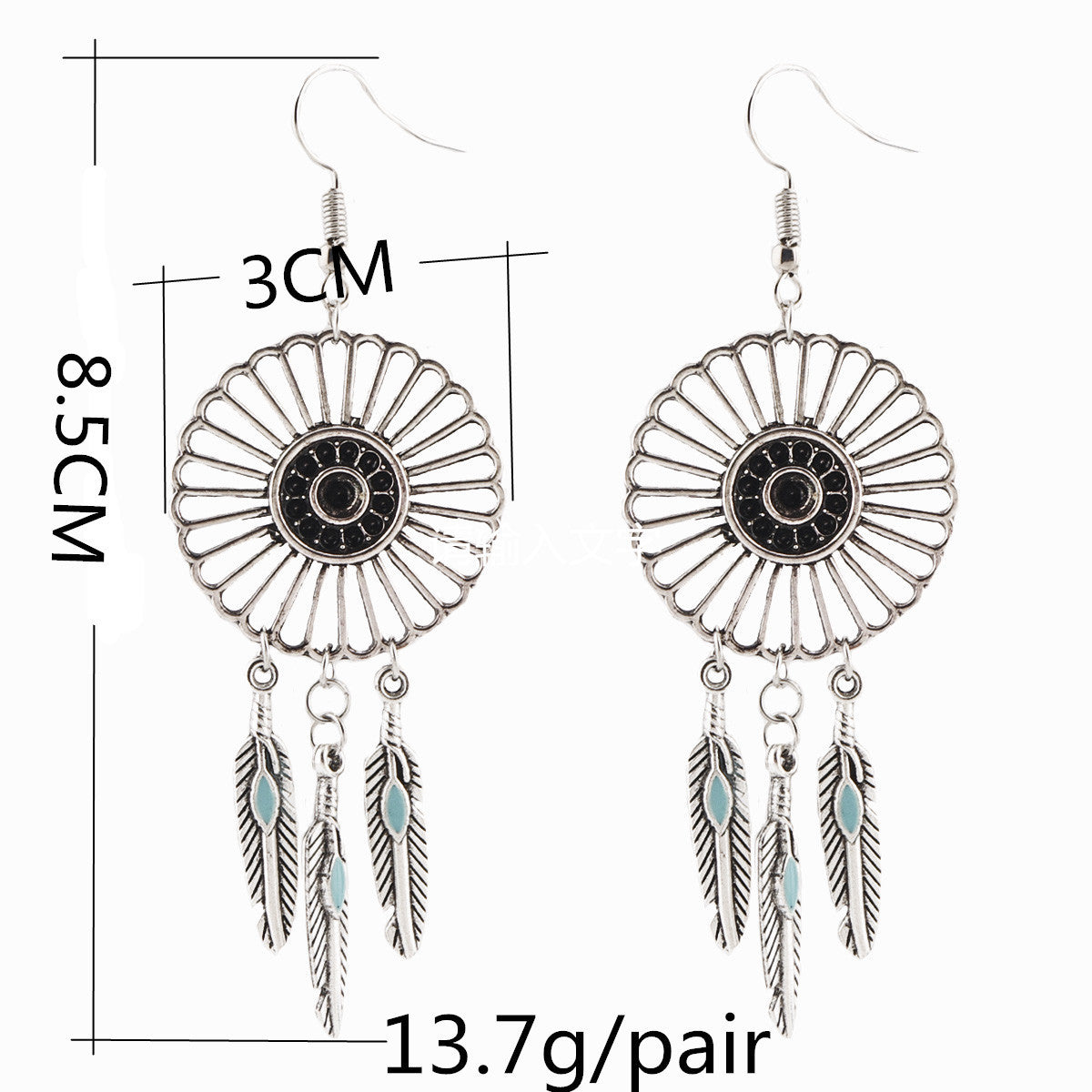 National Style Feather Tassel Earrings - Oh Yours Fashion - 6