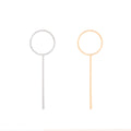 Elegant Copper Circle Tassel Earrings - Oh Yours Fashion - 5