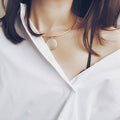 Copper Collar Sequins Clavicle Necklace - Oh Yours Fashion - 1