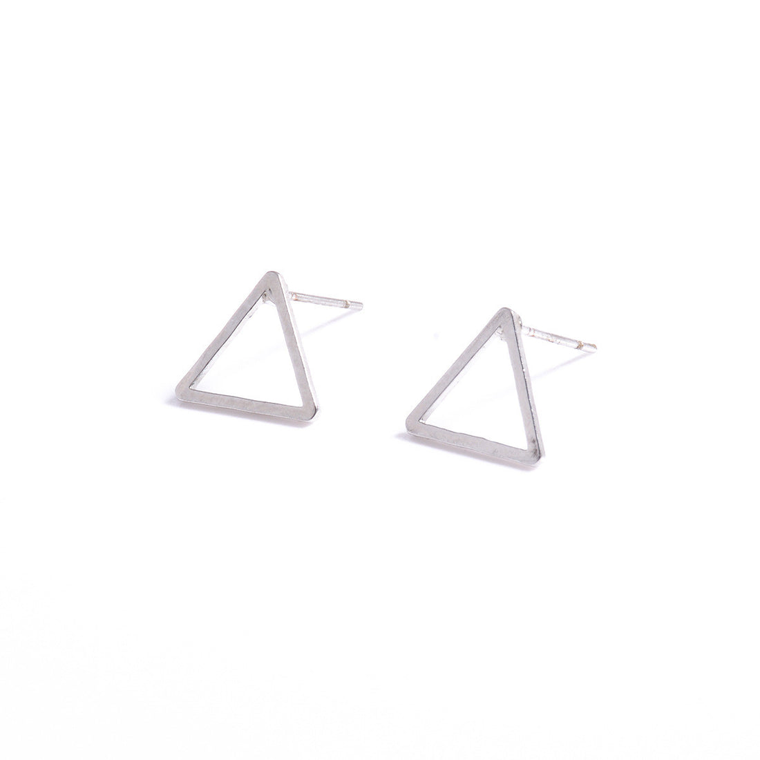 Joker Copper Smooth Triangle Earrings - Oh Yours Fashion - 1