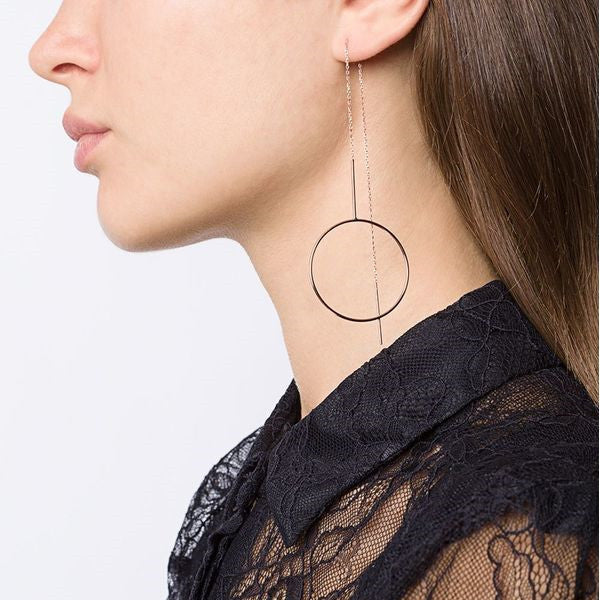 Strip Loops Tassels Earrings - Oh Yours Fashion - 1