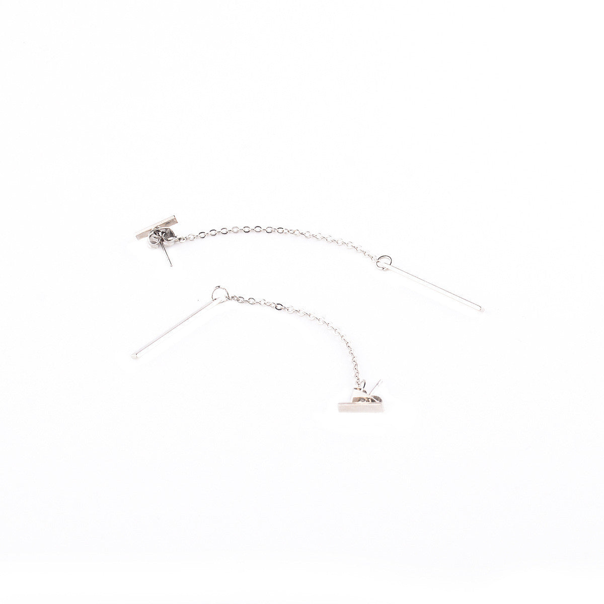 Copper Strip Tassel Earrings - Oh Yours Fashion - 3