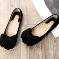 Creative Bowknot Suede Comfortable Flat Shoes Sneaker - OhYoursFashion - 10
