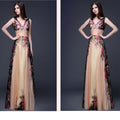 Elegant Flower Print Pleated Long Dress - Oh Yours Fashion - 4