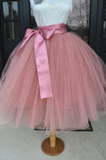 Beautiful Multi-layer Pure Color A-line Tulle Skirt - Oh Yours Fashion - 5