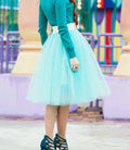 Beautiful Multi-layer Pure Color A-line Tulle Skirt - Oh Yours Fashion - 6