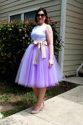 Beautiful Multi-layer Pure Color A-line Tulle Skirt - Oh Yours Fashion - 8