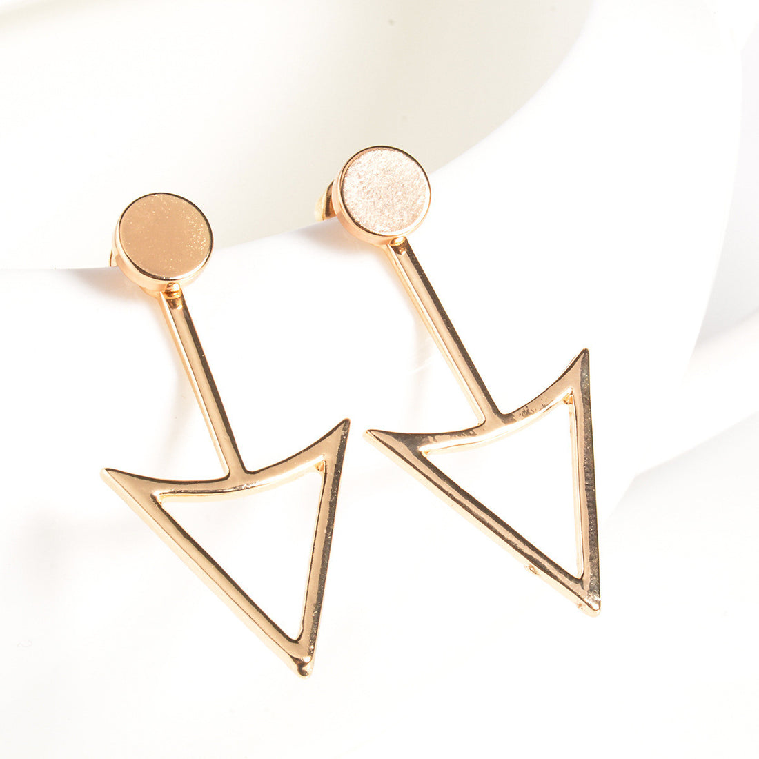Unique Triangle Women's Earrings - Oh Yours Fashion - 1