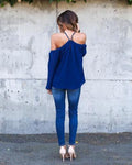 Halter Off-shoulder Long Sleeves Loose Street Chic Blouse - Oh Yours Fashion - 7