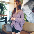 Joker Braided Knitting Plus Size Sweater - Oh Yours Fashion - 3