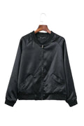 Solid Color Stand Collar Short Sports Jacket Coat