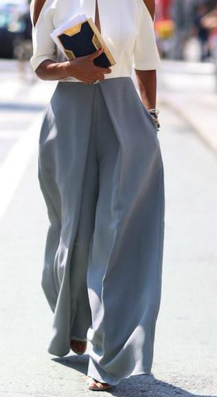 Wide Leg Loose Casual Street High Waist Pants - Oh Yours Fashion - 1