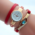 Gem Diamond-Encrusted Bracelet Watch - Oh Yours Fashion - 3