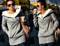 Korean Women Zip Fleece Warm Hoodie - O Yours Fashion - 2