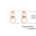 National Style Lucky Moon Beautiful Earrings - Oh Yours Fashion - 6