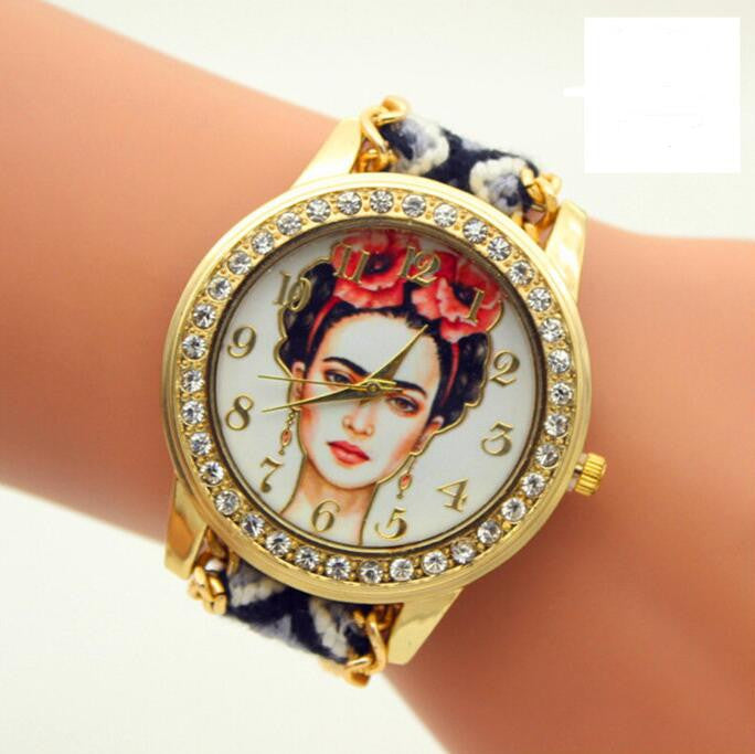 Beauty Women Print Woven Strap Watch - Oh Yours Fashion - 3