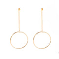 Exaggerated Personality Copper Circle Earrings - Oh Yours Fashion - 2
