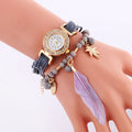 Popular Beads Feathers Quartz Watch - Oh Yours Fashion - 8