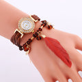 Popular Beads Feathers Quartz Watch - Oh Yours Fashion - 6
