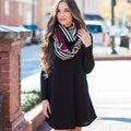 Fashion Loose Style Ribbed-Knit Short Sweater Dress - Oh Yours Fashion - 6