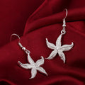 2016 Female Necklace and Earrings Silver Starfish Jewelry Set - Oh Yours Fashion - 5